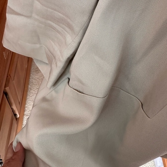 Donna Moore Off White Extra Long Blazer open front size XL - Picture 5 of 10